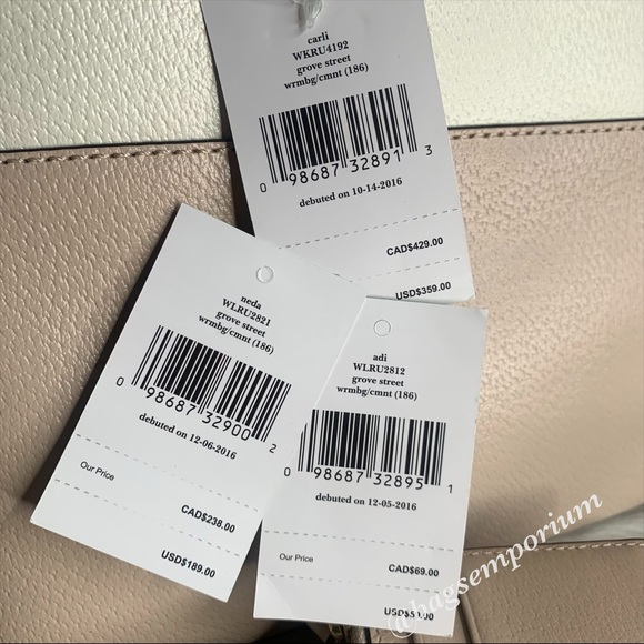 ❗️SOLD ❗️Kate Spade Carli Grove Street Satchel Set - Picture 6 of 8